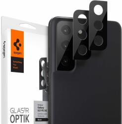 Spigen Optik. Tr 2x üvegfólia kamerára Samsung Galaxy S21 FE, fekete - mall