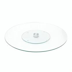  Üveg forgatható tortaállvány-25 cm