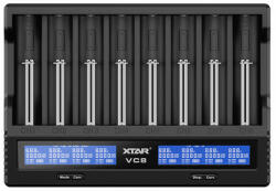 XTAR VC8 intelligens akkutöltő (642591)