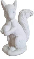  Mókus fehér műkő szobor (300048)