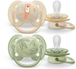 Philips SCF091/07 Játszócumi Ultrasoft Premium Állat 0-6hó fiús, 2 db (SCF091/07) - vital24