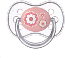 CANPOL BABIES Szilikon cumizó szimmetrikus 0-6m újszülött - rózsaszín