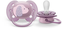 Philips SCF092/05 Játszócumi Ultrasoft Premium 6-18hó lila, 1 db (SCF092/05) - vital24