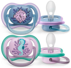 Philips SCF085/61 Játszócumi Ultra air Mintás 6-18hó lányos (tenger), 2db - vital24