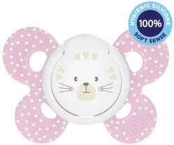 CHICCO Physio Comfort szilikon cumi 6-16 hónapos lányoknak - macska 1 db