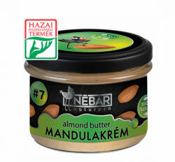 Nébar naturpro 100% mandulakrém 180 g - nutriworld