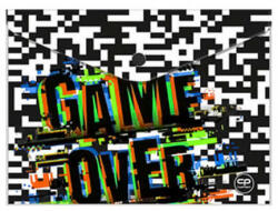 COOLPACK patentos irattartó tasak - A4 - Game Over fekete/fehér (25526CP)