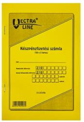 Vectra-line Nyomtatvány készpénzfizetési számlatömb VECTRA-LINE 50x3 álló 1 áfás (KX00309) - forpami