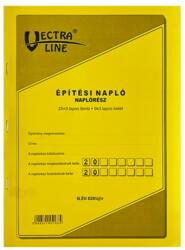 Vectra-line Nyomtatvány építési napló VECTRA-LINE A/4 25x3 álló pótlapokkal - forpami