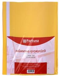 Fortuna Gyorsfűző FORTUNA műanyag sárga 25 db/csomag (FO00091) - forpami