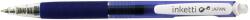 PENAC Pix cu gel PENAC Inketti, rubber grip, 0.5mm, corp albastru transparent - scriere albastra (P-BA3601-03EF) - officeclass