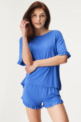 Italian Fashion Pijama Styl scurtă albastru S