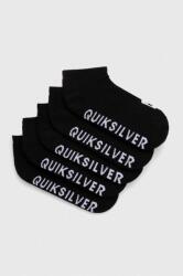 Quiksilver zokni 5 db fekete, férfi - fekete Univerzális méret - answear - 4 290 Ft