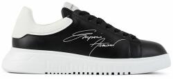 Giorgio Armani bőr cipő fekete, X4X264 XM670 BLACK - fekete Férfi 45