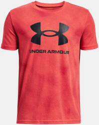 Under Armour UA Sportstyle Logo Aop SS Tricou pentru copii Under Armour | Roșu | Băieți | 122