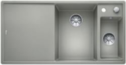 BLANCO Chiuveta compozit, gri perlat, cuva dreapta, cu tocator sticla si cu excentric, Blanco Axia III 6 S (523476) Chiuveta