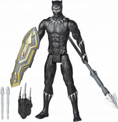 Hasbro Set figurina Black Panther cu scut, gheara si sulita, 30 cm