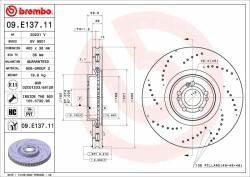 BREMBO Disc frana BREMBO PRIME LINE - UV Coated 09. E137.11 (09.E137.11)