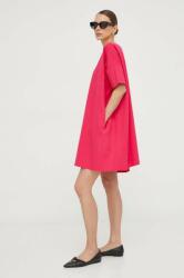 Liviana Conti ruha rózsaszín, mini, oversize - rózsaszín 34