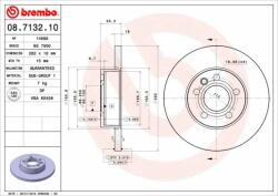 BREMBO Disc frana BREMBO PRIME LINE 08.7132. 10 (08.7132.10)