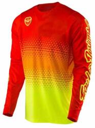 MUCKYNUTZ Downhill/MTB kerékpáros trikó Troy Lee piros-sárga