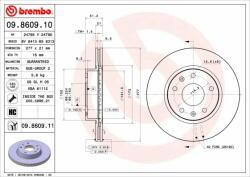 BREMBO Disc frana BREMBO 09.8609. 11 - automobilus