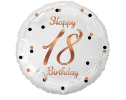 Godan Szám, Számos lufi 18" 45cm - 18-as lufi, Happy Birthday 18 (LUFI478578)
