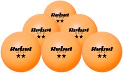 Rebel Mingi de ping-pong, Rebel, ABS, 6buc (Portocaliu) (RBA-4008)