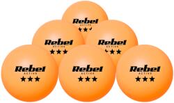 Rebel Mingi de ping-pong, Rebel, 3 stele, ABS (Portocaliu) (RBA-4009)