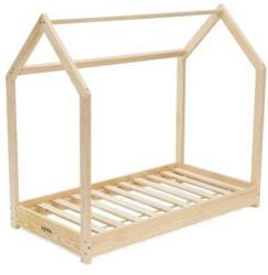 U-GROW Pat Copii U-GROW Casuta 140 x 70 Lemn Natur (UGBB2023)