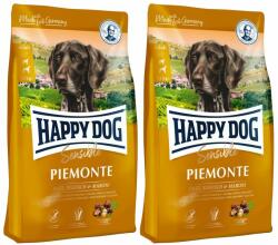 Happy Dog Supreme Piemonte 8 kg (2 x 4 kg) rata, castane si peste hrana caine