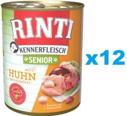 RINTI Kennerfleish Senior Chicken 12x400 g conserva hrana caine senior, cu pui