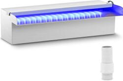 UNIPRODO Medence szökőkút - 30 cm - LED világítás - kék / fehér - nyitott vízkifolyó (UNI_WATER_25)