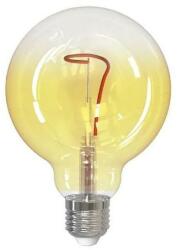 NEDES LED Izzó FILAMENT SHAPE G95 E27/4W/230V 1800K sárga ZSF109 (ND3778)