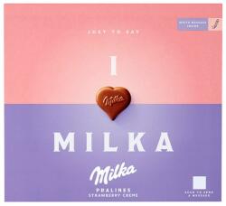 Milka Csokoládé MILKA ILoveMilka epres krémtöltelékes 110g
