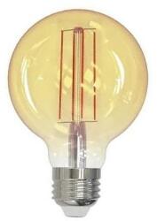 NEDES LED Izzó FILAMENT SLIM VINTAGE G80 E27/4, 5W/230V 1800K ZFS102 (ND3769)