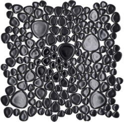 Mozaic piscină ceramic XKM 890N negru 27, 5x27, 5 cm