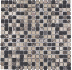 Mozaic sticlă XCM M580 mix maro 30x30 cm