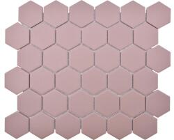 Mozaic piscină ceramic HX AT54 Hexagon Uni roșu cărămidă 32, 5x28, 1 cm