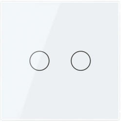 LIVOLO Intrerupator Dublu Cap Scara / Cruce Wi-Fi Livolo cu Touch Alb VL-FC2SNY-2G-2W (vl-fc2sny-2g-2w)