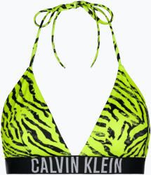 Calvin Klein Partea de sus a costumului de baie Calvin Klein Triangle-RP Print zebra citrust burst Costum de baie dama