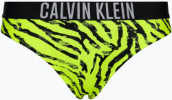 Calvin Klein Partea de jos a costumului de baie Calvin Klein Bikini Print zebra citrust burst Costum de baie dama