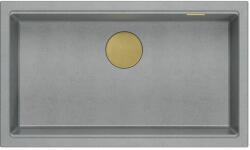 Quadron Logan chiuveta graniteq 76x45 cm gri/grafit/onix HQD7644U5_PVDG1_U (HQD7644U5PVDG1U) Chiuveta