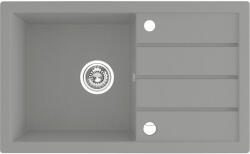 Laveo Trzynastka chiuvetă din granit 79x48 cm gri/grafit/onix SBP511T (SBP511T) Chiuveta