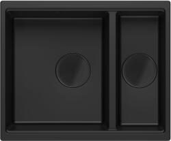 Quadron Logan chiuveta graniteq 55x46 cm negru HCQL5646U7-BLM_U (HCQL5646U7BLMU) Chiuveta