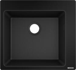 Hansgrohe S 51 chiuvetă din granit 56x54 cm negru 43312170