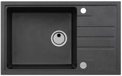Alveus Intermezzo chiuvetă din granit 78x48 cm negru 1313091 (1313091) Chiuveta