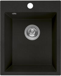 Laveo Chichi chiuvetă din granit 48x39 cm negru SBH710T (SBH710T) Chiuveta