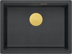 Quadron Logan chiuveta graniteq 56x45 cm negru HQJ6045U8_PVDG1_U (HQJ6045U8PVDG1U) Chiuveta