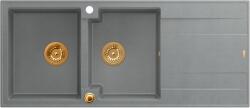 Quadron Evan chiuveta graniteq 116x50 cm gri/grafit/onix HQE11650U5_PVDC1_P2O (HQE11650U5PVDC1P2O) Chiuveta
